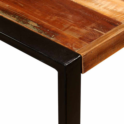 243999 vidaXL Dining Table Solid Reclaimed Wood 180 cm - Multicolour - 180 x 90 x 76 cm