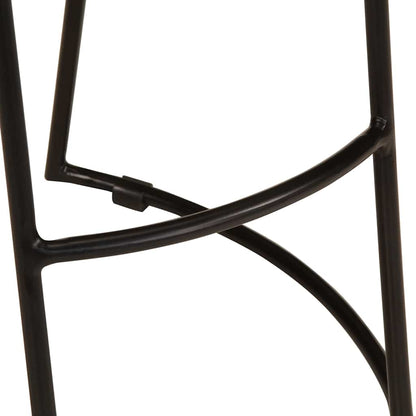 vidaXL Bar Stools 2 pcs Solid Mango Wood - Multicolour - 41 x 44 x 76 cm