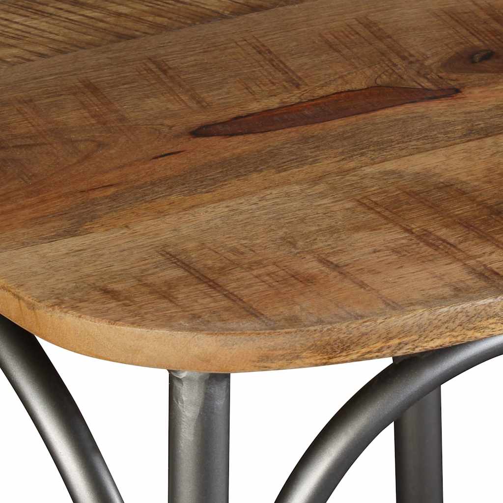 vidaXL Dining Chairs 2 pcs Solid Mango Wood - Multicolour - 51 x 52 x 84 cm