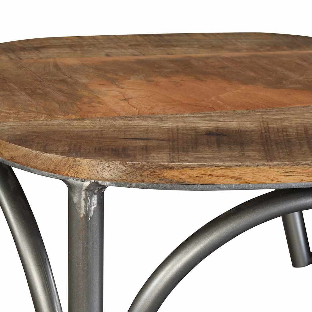 244593 vidaXL Bar Stool Solid Mango Wood - Brown - 49 x 52 x 110 cm