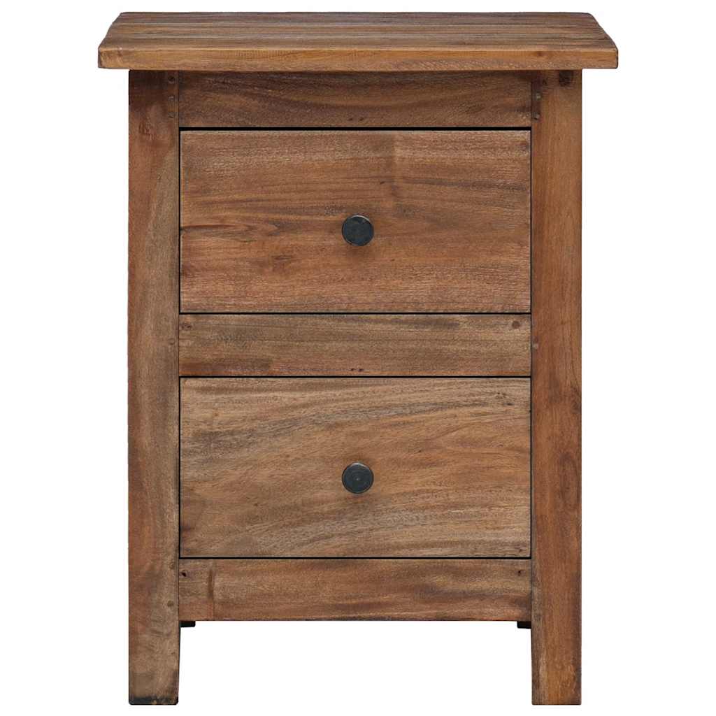 vidaXL Nightstand Solid Mahogany Wood 40x30x51 cm - Brown