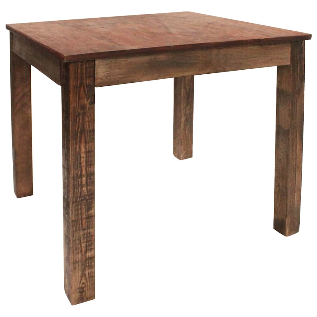 244495 vidaXL Dining Table Mixed Recycled Wood 82x80x76 cm - Brown