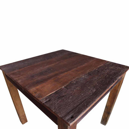 244495 vidaXL Dining Table Mixed Recycled Wood 82x80x76 cm - Brown