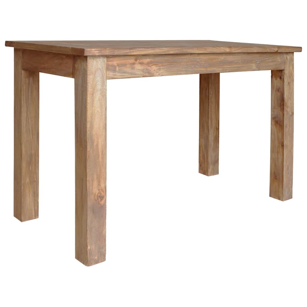 244496 vidaXL Dining Table Solid Mahogany Wood 120x60x77 cm - Brown