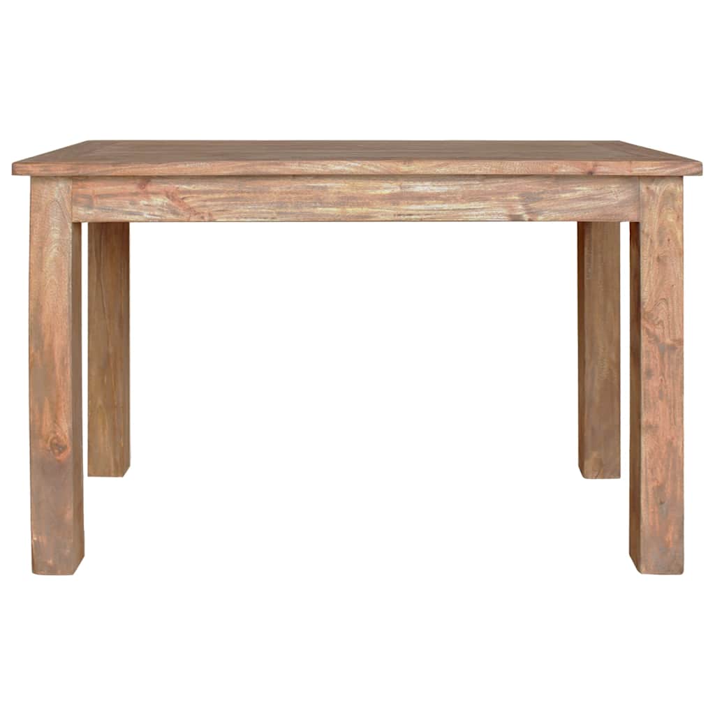 244496 vidaXL Dining Table Solid Mahogany Wood 120x60x77 cm - Brown
