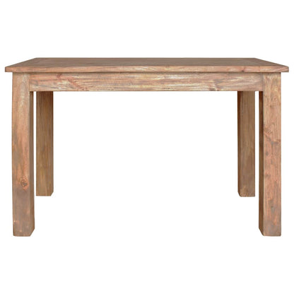 244496 vidaXL Dining Table Solid Mahogany Wood 120x60x77 cm - Brown