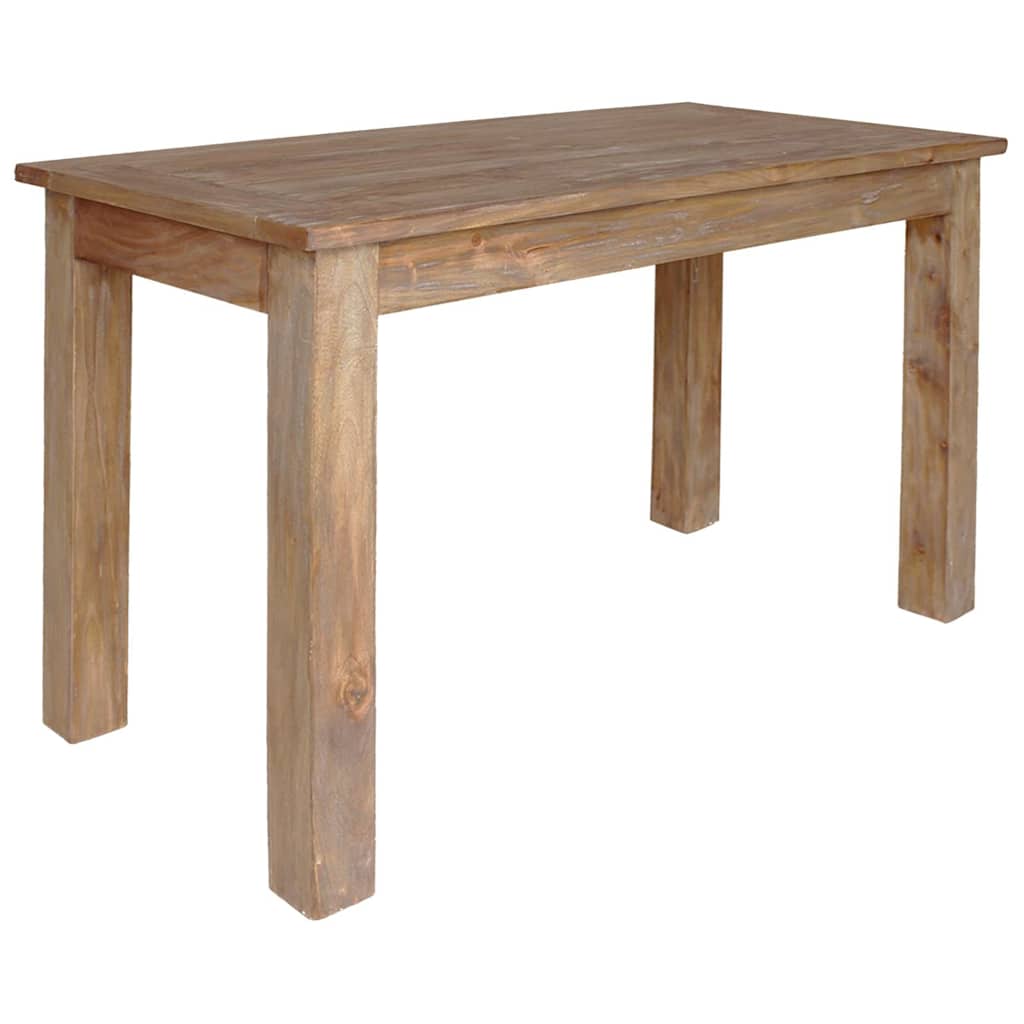244496 vidaXL Dining Table Solid Mahogany Wood 120x60x77 cm - Brown