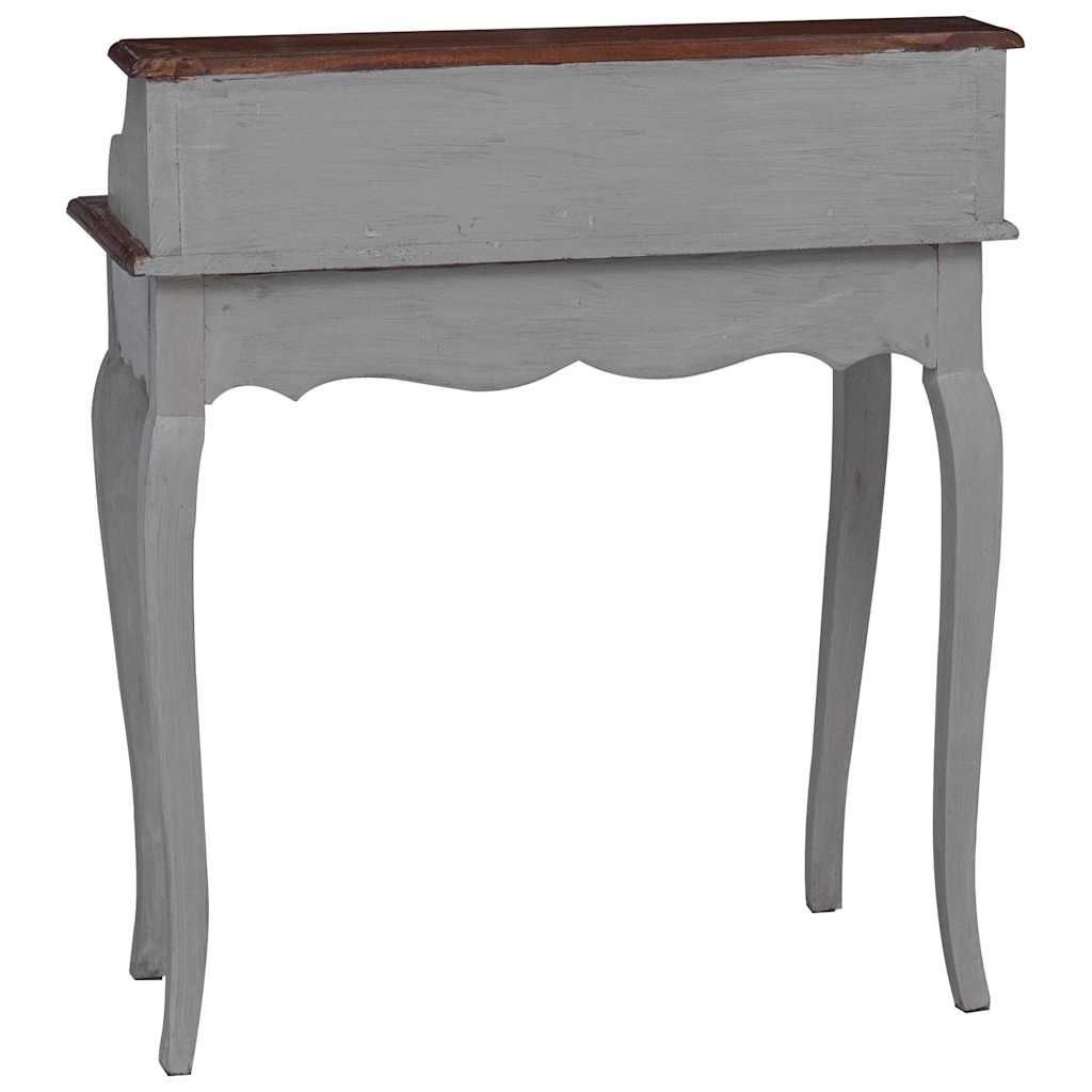 244503 vidaXL Writing Desk Solid Mahogany Wood 80x40x92 cm - Brown