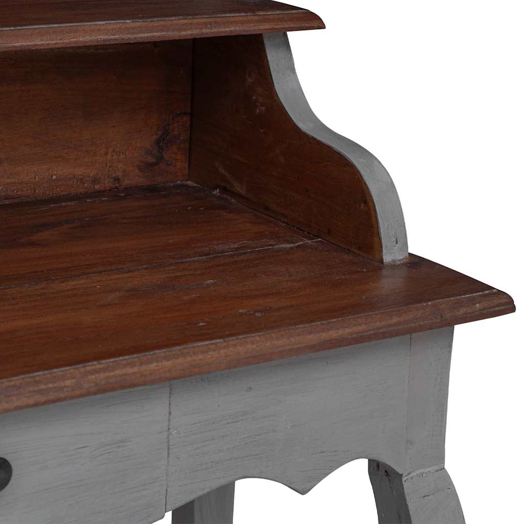 244503 vidaXL Writing Desk Solid Mahogany Wood 80x40x92 cm - Brown
