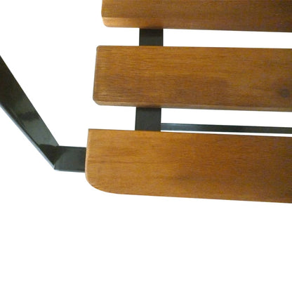 vidaXL Folding Garden Bench 112 cm Solid Acacia Wood - Brown