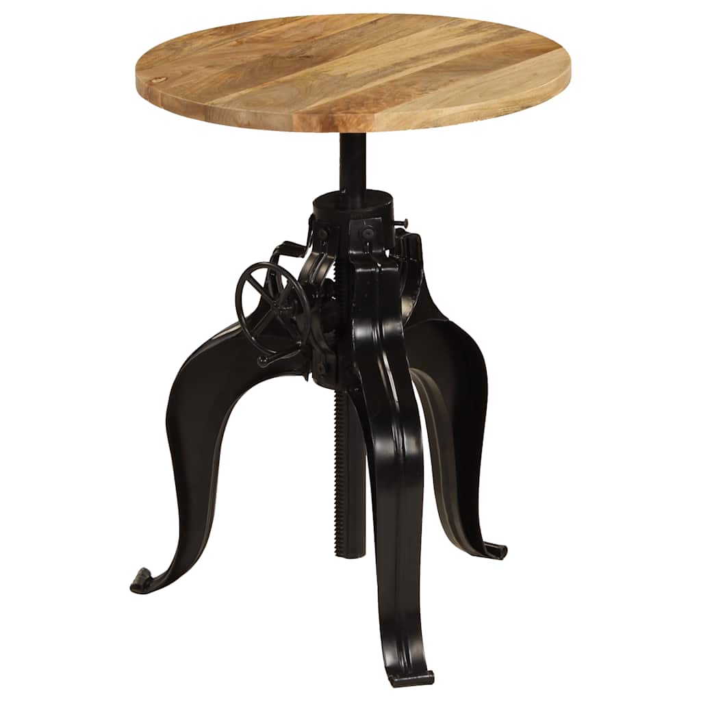 245266 vidaXL Bar Table Solid Mango Wood 60x(76-110) cm - Brown - 60 x 110 x 60 cm