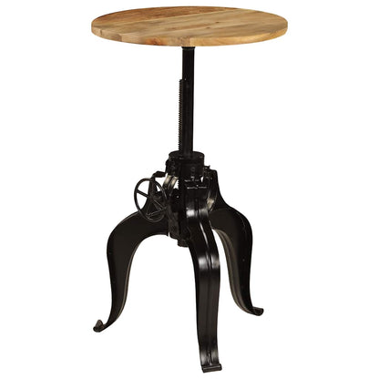 245266 vidaXL Bar Table Solid Mango Wood 60x(76-110) cm - Brown - 60 x 110 x 60 cm