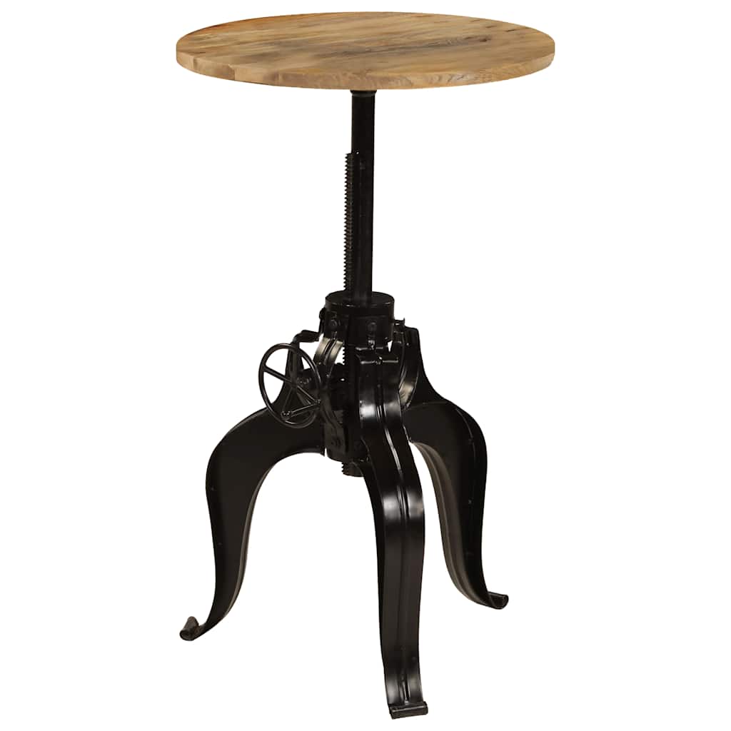 245266 vidaXL Bar Table Solid Mango Wood 60x(76-110) cm - Brown - 60 x 110 x 60 cm