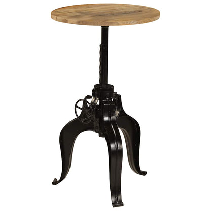 245266 vidaXL Bar Table Solid Mango Wood 60x(76-110) cm - Brown - 60 x 110 x 60 cm