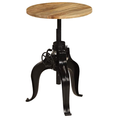 245266 vidaXL Bar Table Solid Mango Wood 60x(76-110) cm - Brown - 60 x 110 x 60 cm