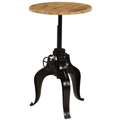 245266 vidaXL Bar Table Solid Mango Wood 60x(76-110) cm - Brown - 60 x 110 x 60 cm