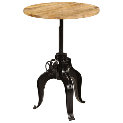 245268 vidaXL Bar Table Solid Mango Wood 75x(76-110) cm - Brown - 75 x 110 x 75 cm