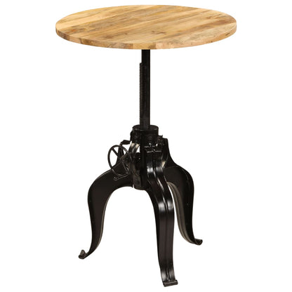 245268 vidaXL Bar Table Solid Mango Wood 75x(76-110) cm - Brown - 75 x 110 x 75 cm