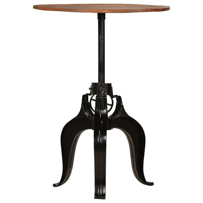 245269 vidaXL Bar Table Solid Reclaimed Wood 75x(76-110) cm - Brown - 75 x 110 x 75 cm