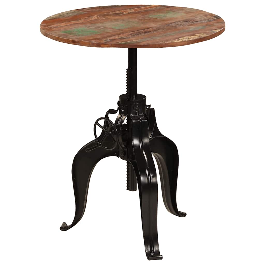 245269 vidaXL Bar Table Solid Reclaimed Wood 75x(76-110) cm - Brown - 75 x 110 x 75 cm
