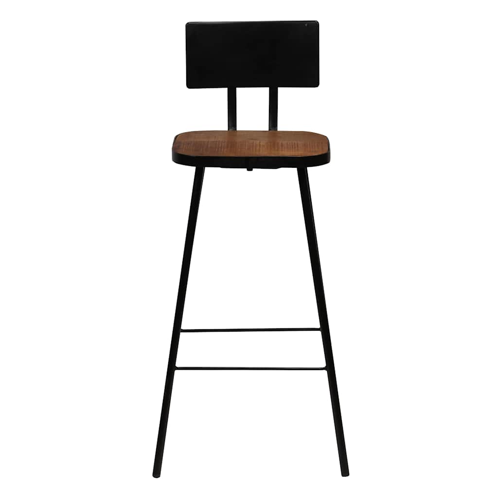 vidaXL Bar Stools 4 pcs Solid Reclaimed Wood - Brown - 45 x 36 x 99 cm