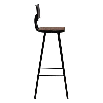 vidaXL Bar Stools 4 pcs Solid Reclaimed Wood - Brown - 45 x 36 x 99 cm