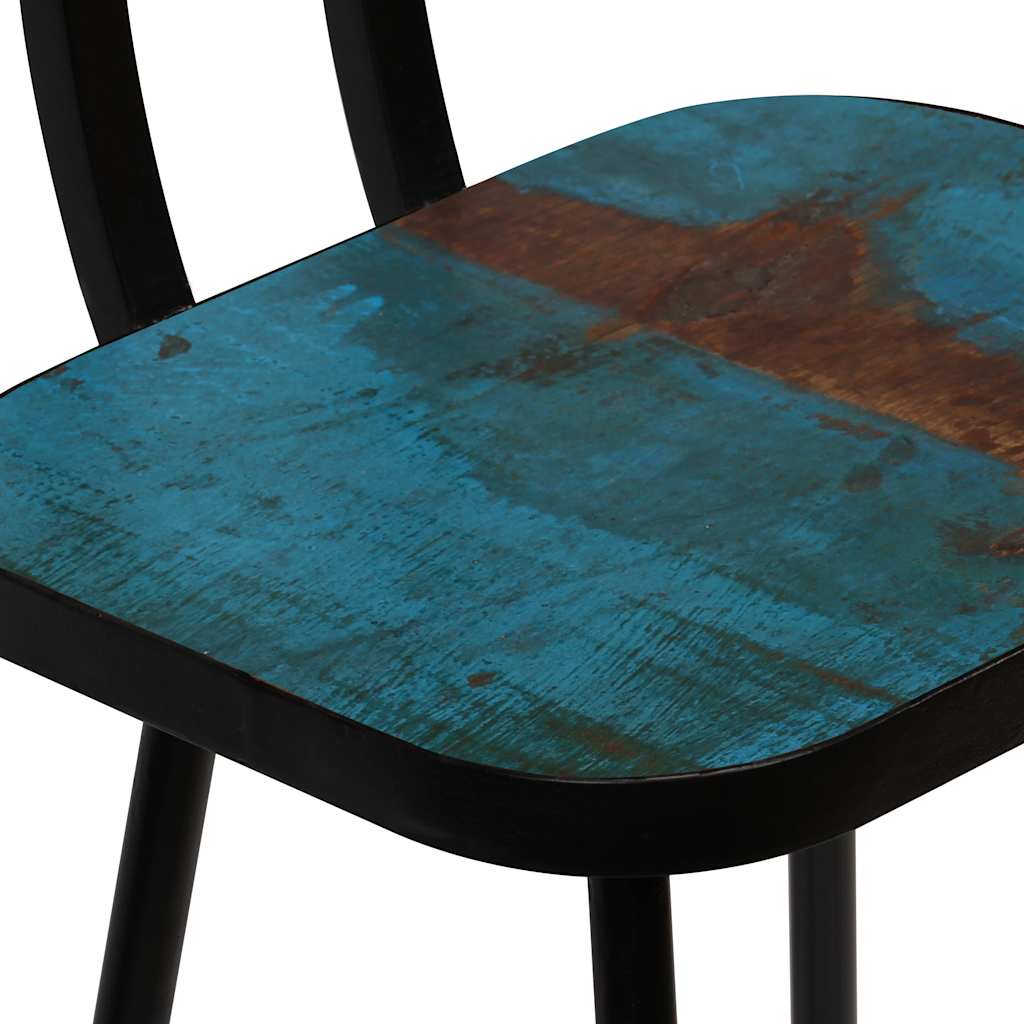 vidaXL Bar Stools 2 pcs Solid Reclaimed Wood - Brown - 45 x 36 x 99 cm - 68082