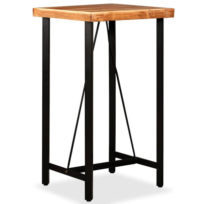 245435 vidaXL Bar Table Solid Acacia Wood 60x60x107 cm - Brown