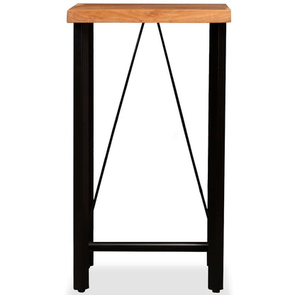 245435 vidaXL Bar Table Solid Acacia Wood 60x60x107 cm - Brown
