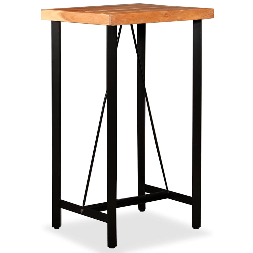 245435 vidaXL Bar Table Solid Acacia Wood 60x60x107 cm - Brown