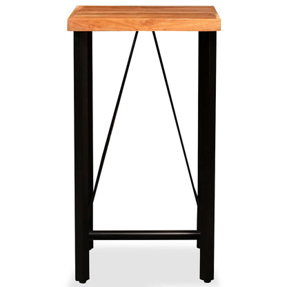 245435 vidaXL Bar Table Solid Acacia Wood 60x60x107 cm - Brown