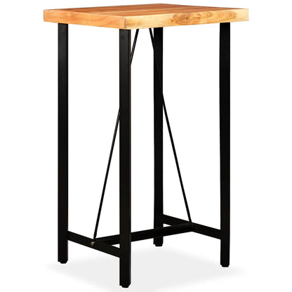 245435 vidaXL Bar Table Solid Acacia Wood 60x60x107 cm - Brown