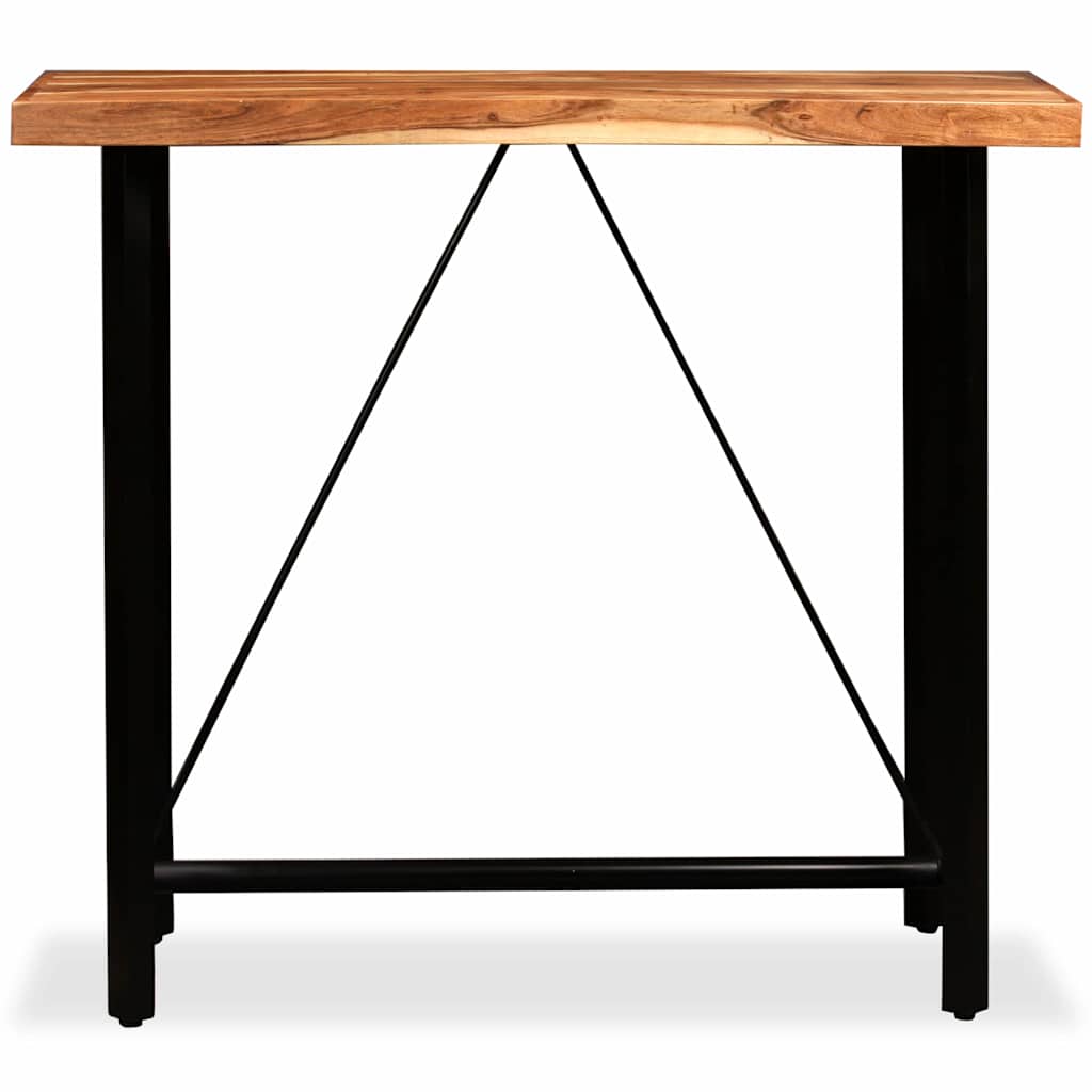 245436 vidaXL Bar Table Solid Acacia Wood 120x60x107 cm - Brown