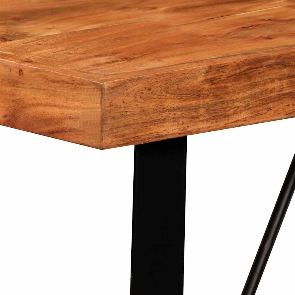 245436 vidaXL Bar Table Solid Acacia Wood 120x60x107 cm - Brown