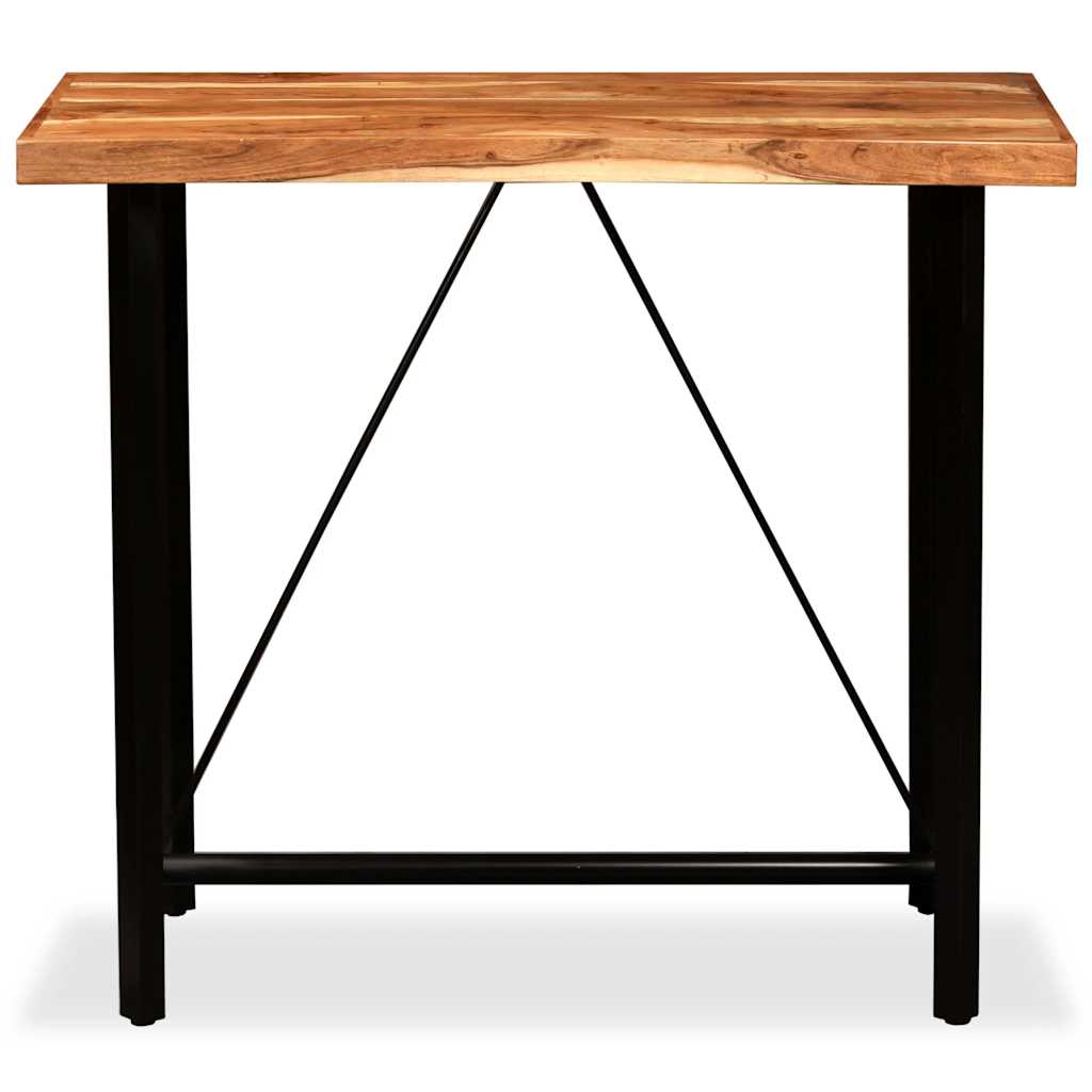 245436 vidaXL Bar Table Solid Acacia Wood 120x60x107 cm - Brown