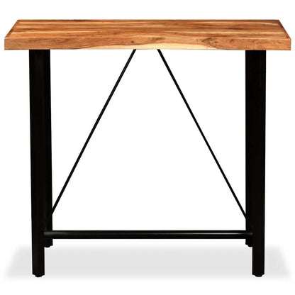 245436 vidaXL Bar Table Solid Acacia Wood 120x60x107 cm - Brown