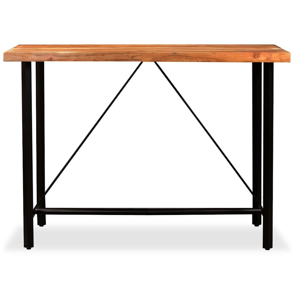 245437 vidaXL Bar Table Solid Acacia Wood 150x70x107 cm - Brown