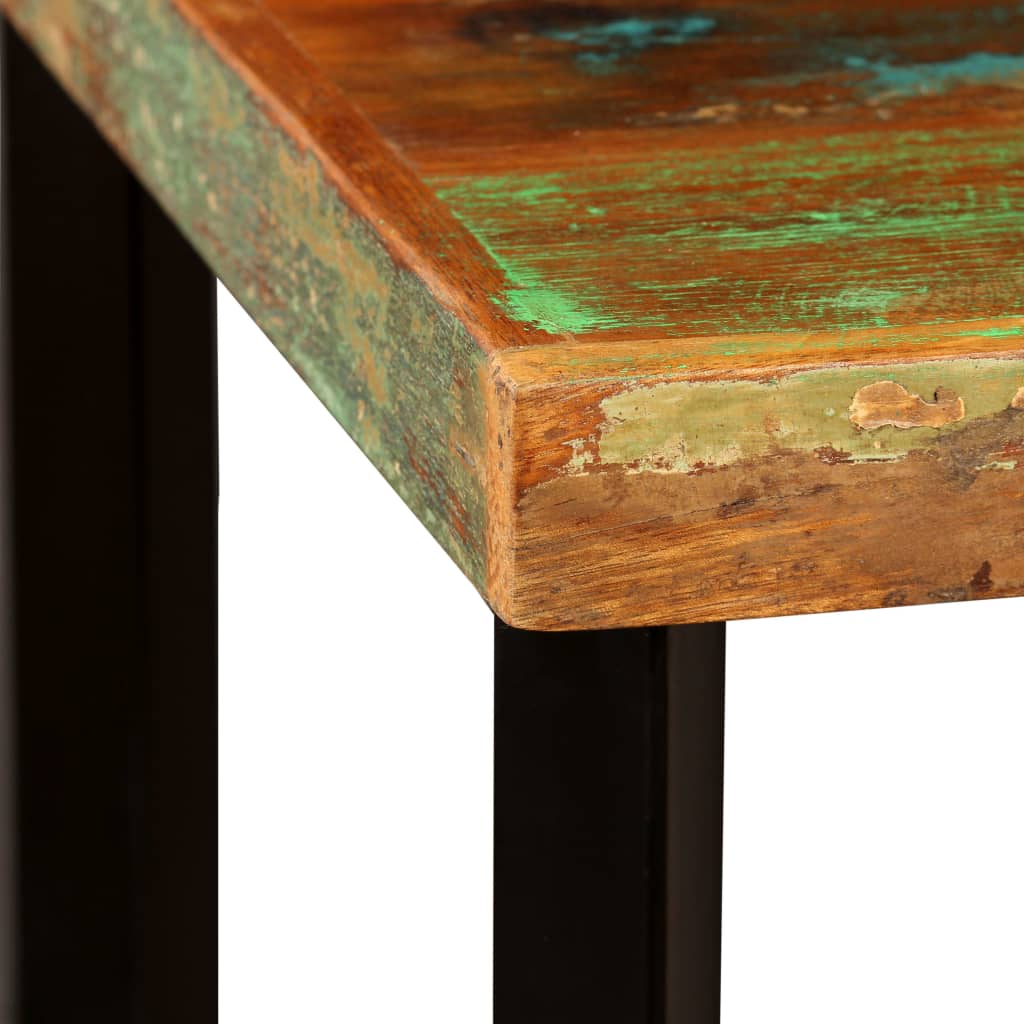 245439 vidaXL Bar Table Solid Reclaimed Wood 60x60x107 cm - Brown