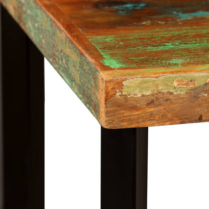 245439 vidaXL Bar Table Solid Reclaimed Wood 60x60x107 cm - Brown