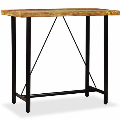 245440 vidaXL Bar Table Solid Reclaimed Wood 120x60x107 cm - Brown