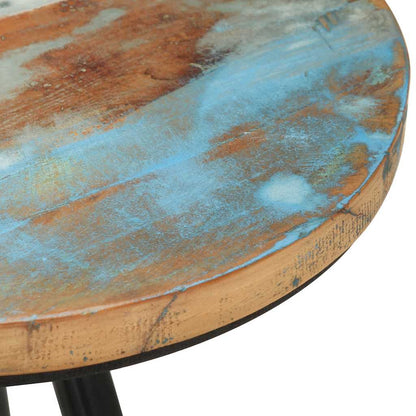 vidaXL Bar Stools 2 pcs Solid Reclaimed Wood - Brown - 30 x 76 x 30 cm