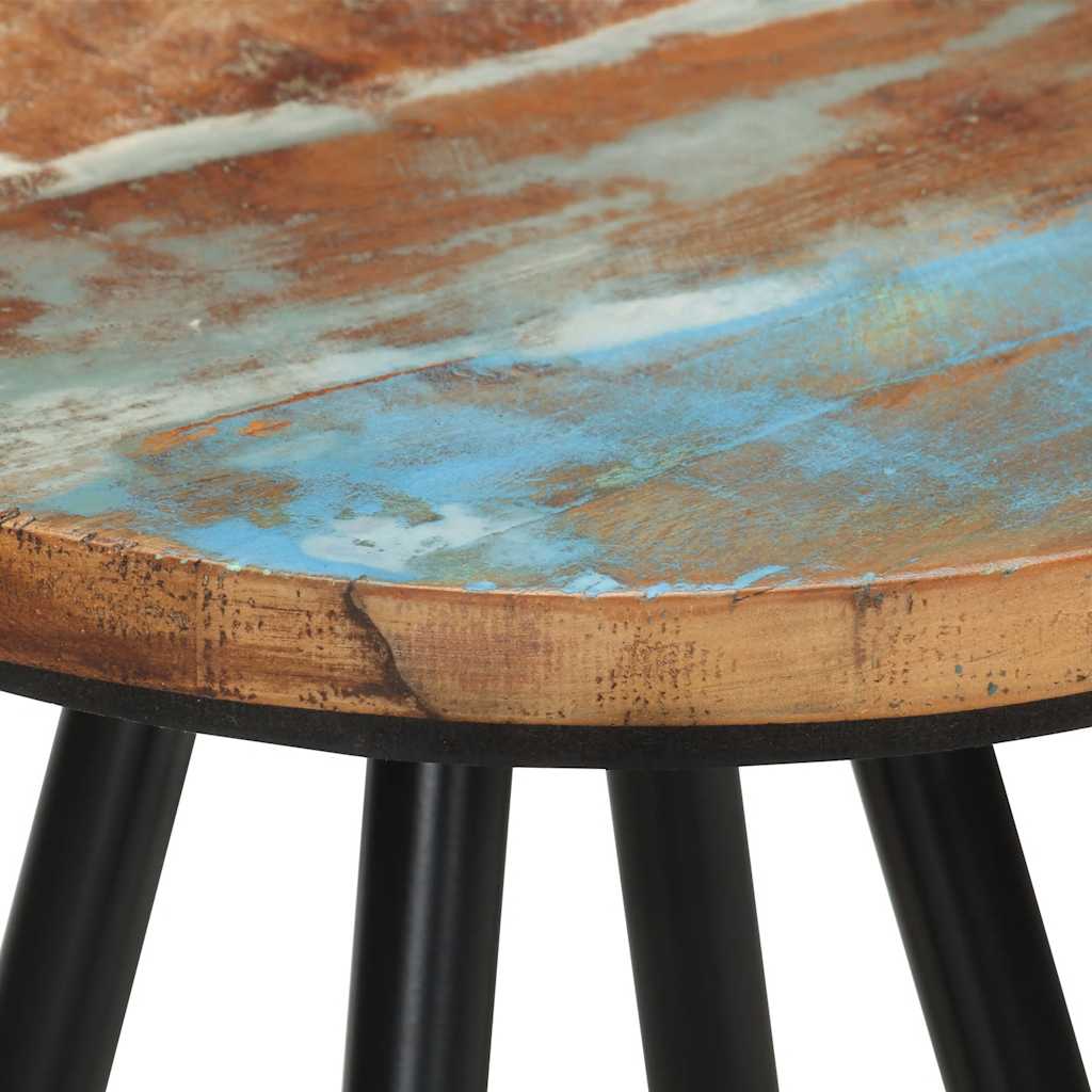 vidaXL Bar Stools 2 pcs Solid Reclaimed Wood - Brown - 30 x 76 x 30 cm