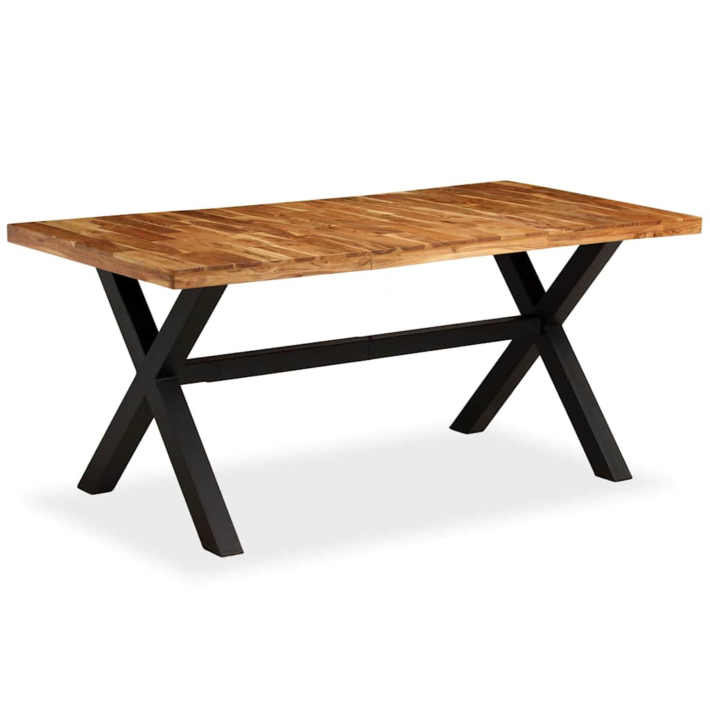 245640 vidaXL Dining Table Solid Acacia and Mango Wood 180x90x76 cm - Brown