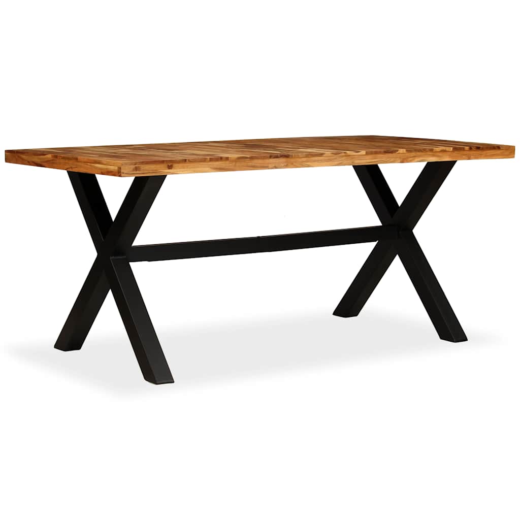 245640 vidaXL Dining Table Solid Acacia and Mango Wood 180x90x76 cm - Brown