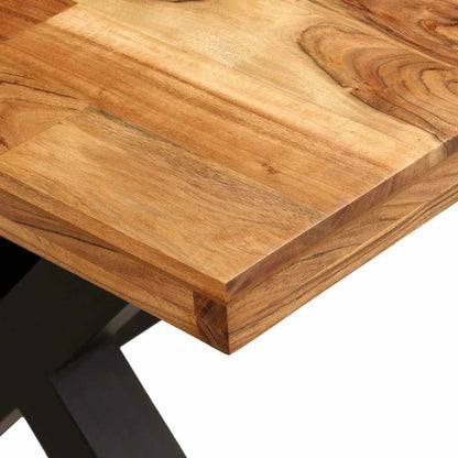 245640 vidaXL Dining Table Solid Acacia and Mango Wood 180x90x76 cm - Brown