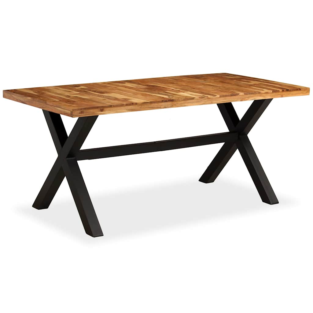 245640 vidaXL Dining Table Solid Acacia and Mango Wood 180x90x76 cm - Brown