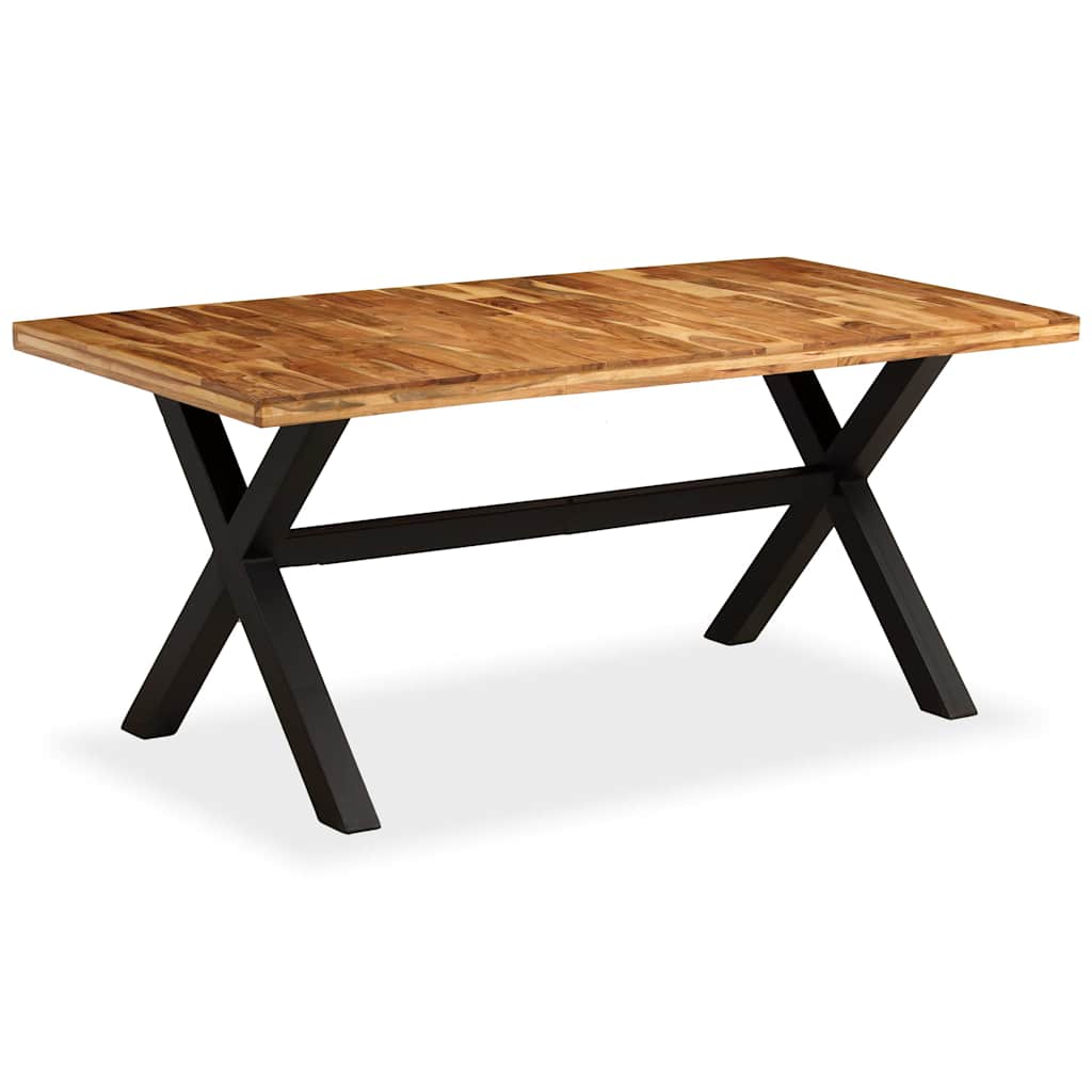 245640 vidaXL Dining Table Solid Acacia and Mango Wood 180x90x76 cm - Brown