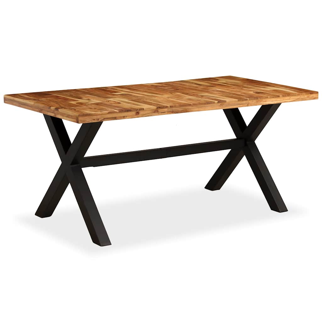 245640 vidaXL Dining Table Solid Acacia and Mango Wood 180x90x76 cm - Brown