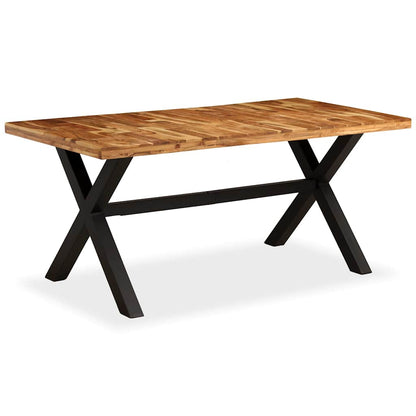 245640 vidaXL Dining Table Solid Acacia and Mango Wood 180x90x76 cm - Brown