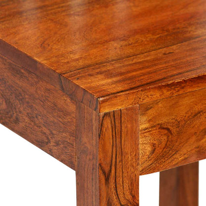 vidaXL Dining Chairs 2 pcs Solid Wood with Honey Finish Modern - Brown - 43 x 43 x 104 cm